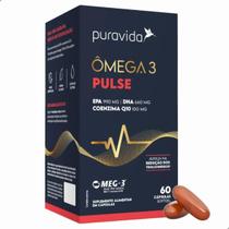 Ômega Pulse EPA DHA Coenzima Q10 60 Cápsulas Pura Vida