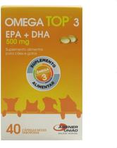 Omega top 3 epa + dha agener 500 mg - AGENER UNIAO