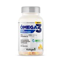 Omega3 meg3 epa540 dha360 vit. e concentrado 60caps katigua