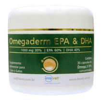 Omegaderm 30 Cápsulas 30% Inovet Suplemento - 1000 mg