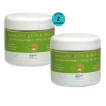 Omegaderm EPA DHA 60 Para Cães e Gatos 500mg Com 30 cap Inovet Kit com 2 Omegaderm EPA DHA 60 Para Cães e Gatos 500mg Com 30 cap Inovet Kit com 2