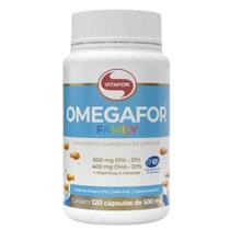 Ômegafor Family - 120 Cápsulas - Vitafor - Ômega+Vitaminas
