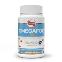 Omegafor Family Ômega 3 500mg EPA DHA 120 Cápsulas Vitafor - Vitafor