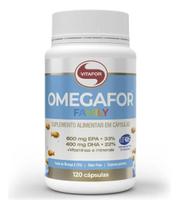 Omegafor Family Vitafor - Ômega 3 EPA DHA Vitaminas Minerais Sem Odor 120 Cápsulas