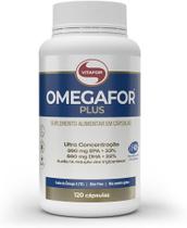 Omegafor Plus 1000mg Vitafor 120 Caps Omega 3 Ultra Concentração