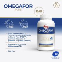 Omegafor Plus 240 Cápsulas(1G) Omega-3 Concentrado - Vitafor