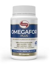 Omegafor Plus 330mg.EPA e 220 mg.DHA Oleo Peixe 1000mg. 60 cápsulas - Vitafor