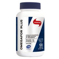 Omegafor Plus Ômega 3 (33% EPA e 22% DHA) 1g Vitafor 120 Cápsulas