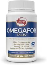 Omegafor Plus Omega 3 (33% EPA e 22% DHA) 60 Cápsulas Vitafor Omegafor Plus Omega 3 (33% EPA e 22% DHA) 60 Cápsulas Vitafor