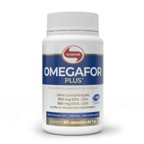 Omegafor Plus Omega 3 EPA DHA 60 capsulas selo Ifos ultra concentrado Vitafor