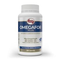 Omegafor Plus Ômega 3 Rico DHA EPA 120 Caps Vitafor Ultra Concentração Omegafor Plus Ômega 3 Rico DHA EPA 120 Caps Vitafor Ultra Concentração