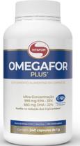 Omegafor Plus Omega 3 (TG) de 990 mg EPA e 660 mg de DHA com 240 Cápsulas -Vitafor