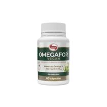 Omegafor Vegan Fonte Ômega3 Vegano 100% Natural Dha 400mg alta concentração Vitafor livre de metais pesados fácil absorção extraído de microalgas