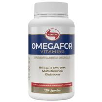 Omegafor Vitamins Ômega 3 Premium 120 Cápsulas Gelatinosas com EPA e DHA Alta Concentração Qualidade Importada Pureza Certificada Suplemento Alimentar