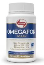 OmegaforPlus Omega 3 (TG) de 990 mg EPA e 660 mg de DHA com 60 Cápsulas -Vitafor