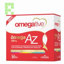 Omegative AZ Rico Em Omega 3 e Vitaminas 30 Caps Gel - Kress