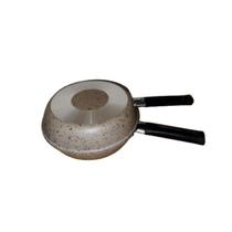 Omeleteira antiaderente 18 cm - bege stone - Alegrete