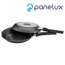 Omeleteira Antiaderente Aluminio Frigideira Dupla Panquequeira 20cm Panelux