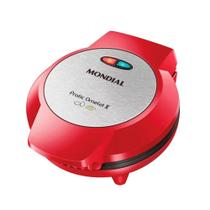Omeleteira Elétrica Mondial Pratic Omelet II Vermelho/Inox 800W 220V - OM-04-RI Omeleteira Elétrica Mondial Pratic Omelet II Vermelho/Inox 800W 220V - OM-04-RI