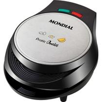 Omeleteira Eletrica Mondial Pratic Omelet OM-01 220V - Preto/Prata Omeleteira Eletrica Mondial Pratic Omelet OM-01 220V - Preto/Prata