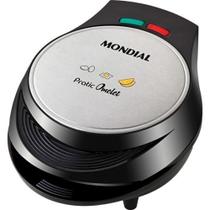 Omeleteira Eletrica Mondial Pratic Omelet OM-01 220V - Preto/Prata Omeleteira Eletrica Mondial Pratic Omelet OM-01 220V - Preto/Prata