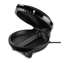 Omeleteira Elétrica Multilaser Home GO122 - 750W - 127V - 2 Divisões de Chapa - Antiaderente Preta Omeleteira Elétrica Multilaser Home GO122 - 750W - 127V - 2 Divisões de Chapa - Antiaderente Preta