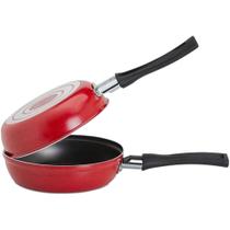 Omeleteira Garlic com 14x7cm 400ml Vermelha - 7001/370 - BRINOX