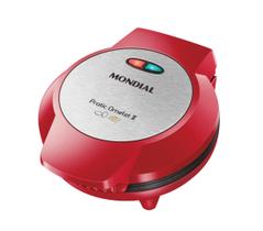 Omeleteira Pratic Omelet II Mondial Vermelho e Inox 800W OM-04-RI