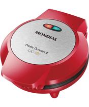 Omeleteira Pratic Omelet II Mondial Vermelho/Inox 800W OM-04-RI