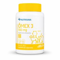 Ômex 3 550mg 30 Caps Nutrisana Suplemento Cão Gato Ômex 3 550mg 30 Caps Nutrisana Suplemento Cão Gato