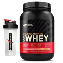 On - Whey Gold Standard - 907g - Optimum Nutrition + Coqueteleira - Integralmédica