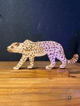 Onça Pintada de madeira