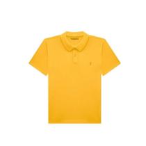 Onda Marinha Camisa Polo Suedine Amarelo