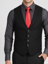 Onde Comprar Colete Social Masculino Slim Fit Preto Barato Qualidade Garantida Envio Imediato Full