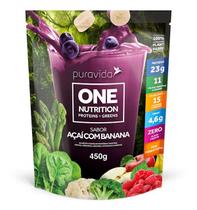 One Nutrition Puravida Açaí Com Banana 450g Proteína Vegana