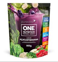 One Nutrition Puravida, Açai Com Banana, 900g, Vegana, Full