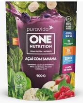 One Nutrition Vegan Protein+Nutrientes Sabor Açai com Banana de 900g-Pura Vida
