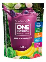 ONE NUTRITION VEGAN SABOR AÇAI com BANANA 450G PURAVIDA ONE NUTRITION ONE NUTRITION VEGAN SABOR AÇAI com BANANA 450G PURAVIDA ONE NUTRITION