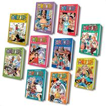 One Piece 3 Em 1 Mangá Vol. 1 Ao 10 - KIT Nova Coleção Panini