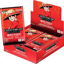 One Piece Carrying On His Will Caixa com 24 Booster Cartas Inglês Bandai