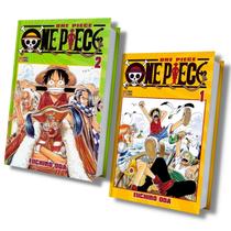 One Piece Mangá KIT Vol. 1 E 2 - Nova Encadernação Clássica, Capa Mole em português One Piece Mangá KIT Vol. 1 E 2 - Nova Encadernação Clássica, Capa Mole em português