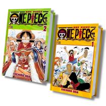 One Piece Mangá KIT Vol. 1 E 2 - Nova Encadernação Clássica, Capa Mole em português