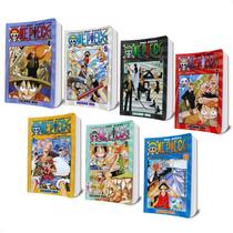 One Piece Mangá KIT Vol. 4 Ao 10 - Nova Encadernação Clássica, Capa Mole em português