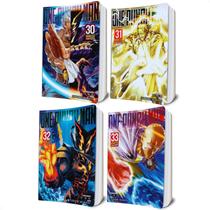 One Punch Man Mangá Volume 30 Ao 33 KIT Panini em português BR