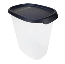 One Touch Fresh Oval 1,8 litros Preto Translúcido Tupperware