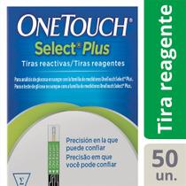 One Touch Select Plus Tira Teste 50 Unidades