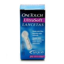 One touch ultra soft com 25 lancetas - Johnson johnson