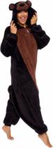 Onesie Funziez! Fantasia de Halloween para animais adultos Sherpa Bear