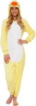 Onesie Funziez! Pijamas justos com fantasia de pato para adultos Onesie Funziez! Pijamas justos com fantasia de pato para adultos