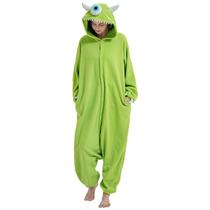 Onesie Pijamas Ressber Unissex para animais adultos Mike Wazowski Onesie Pijamas Ressber Unissex para animais adultos Mike Wazowski